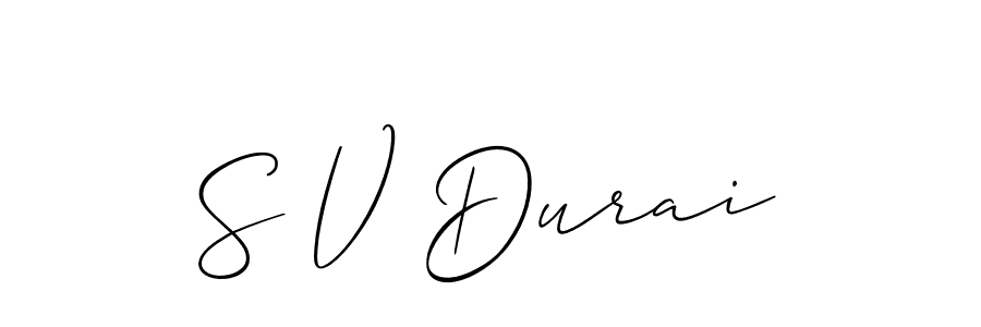 Check out images of Autograph of S V Durai name. Actor S V Durai Signature Style. Allison_Script is a professional sign style online. S V Durai signature style 2 images and pictures png