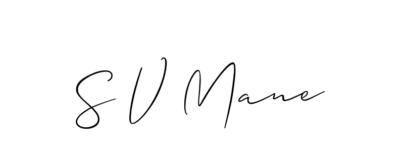 You can use this online signature creator to create a handwritten signature for the name S V Mane. This is the best online autograph maker. S V Mane signature style 2 images and pictures png