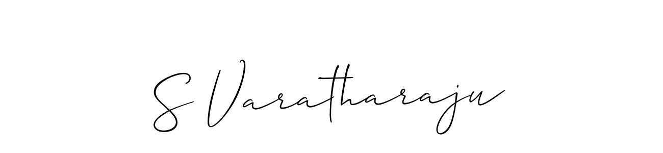 Design your own signature with our free online signature maker. With this signature software, you can create a handwritten (Allison_Script) signature for name S Varatharaju. S Varatharaju signature style 2 images and pictures png