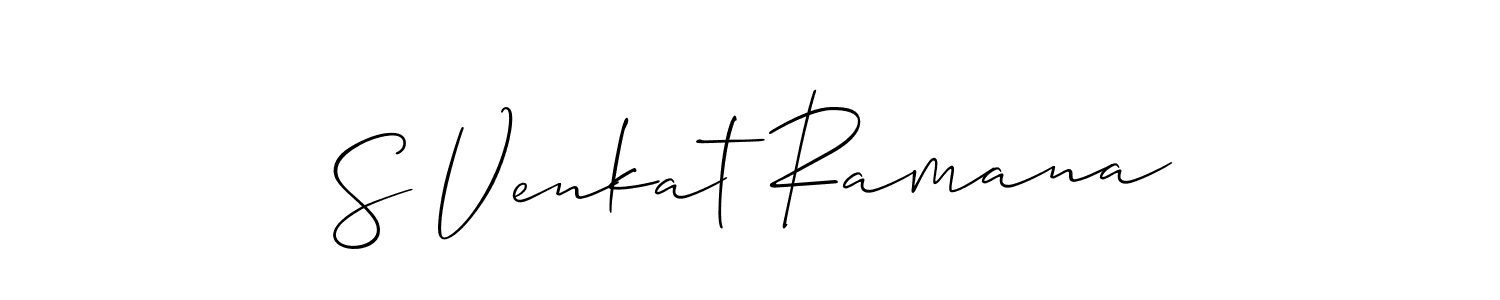 Check out images of Autograph of S Venkat Ramana name. Actor S Venkat Ramana Signature Style. Allison_Script is a professional sign style online. S Venkat Ramana signature style 2 images and pictures png