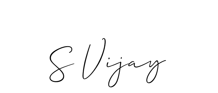 Once you've used our free online signature maker to create your best signature Allison_Script style, it's time to enjoy all of the benefits that S Vijay name signing documents. S Vijay signature style 2 images and pictures png
