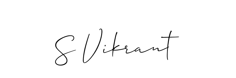 See photos of S Vikrant official signature by Spectra . Check more albums & portfolios. Read reviews & check more about Allison_Script font. S Vikrant signature style 2 images and pictures png