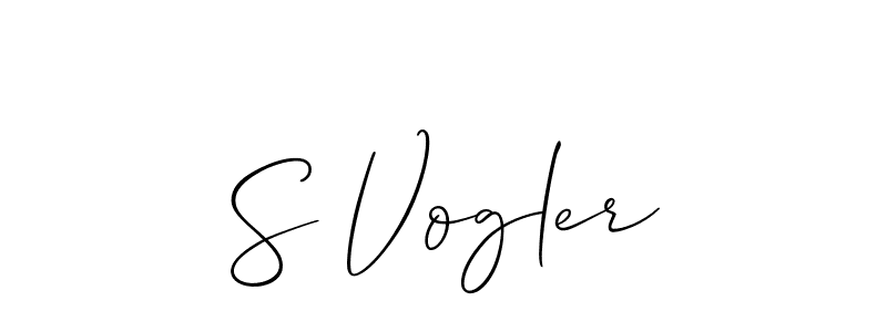 Make a short S Vogler signature style. Manage your documents anywhere anytime using Allison_Script. Create and add eSignatures, submit forms, share and send files easily. S Vogler signature style 2 images and pictures png