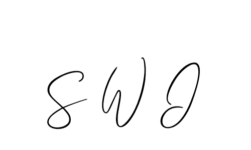Make a short S W I signature style. Manage your documents anywhere anytime using Allison_Script. Create and add eSignatures, submit forms, share and send files easily. S W I signature style 2 images and pictures png