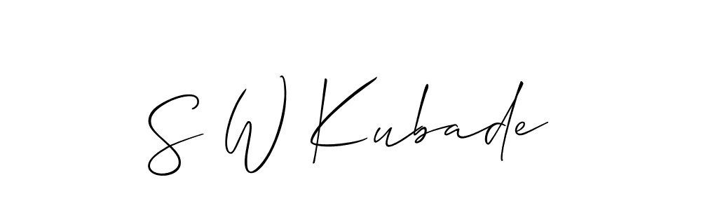 Once you've used our free online signature maker to create your best signature Allison_Script style, it's time to enjoy all of the benefits that S W Kubade name signing documents. S W Kubade signature style 2 images and pictures png