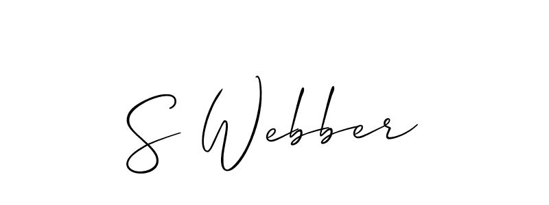Allison_Script is a professional signature style that is perfect for those who want to add a touch of class to their signature. It is also a great choice for those who want to make their signature more unique. Get S Webber name to fancy signature for free. S Webber signature style 2 images and pictures png