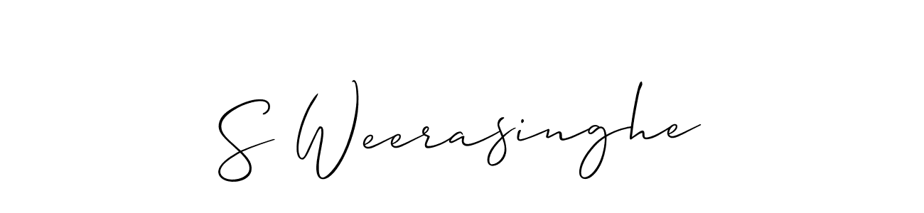 See photos of S Weerasinghe official signature by Spectra . Check more albums & portfolios. Read reviews & check more about Allison_Script font. S Weerasinghe signature style 2 images and pictures png