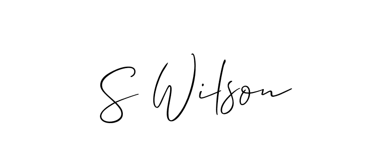 Check out images of Autograph of S Wilson name. Actor S Wilson Signature Style. Allison_Script is a professional sign style online. S Wilson signature style 2 images and pictures png