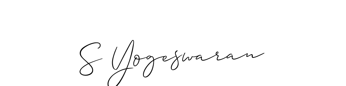 This is the best signature style for the S Yogeswaran name. Also you like these signature font (Allison_Script). Mix name signature. S Yogeswaran signature style 2 images and pictures png