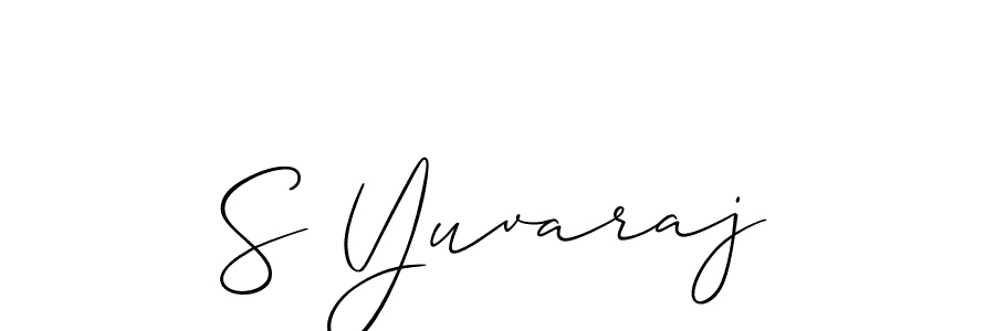 Make a beautiful signature design for name S Yuvaraj. Use this online signature maker to create a handwritten signature for free. S Yuvaraj signature style 2 images and pictures png
