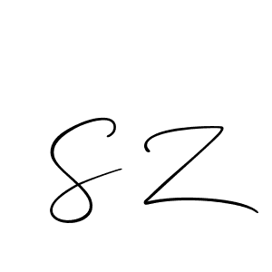 Make a short S Z signature style. Manage your documents anywhere anytime using Allison_Script. Create and add eSignatures, submit forms, share and send files easily. S Z signature style 2 images and pictures png
