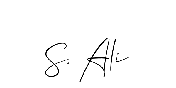 Here are the top 10 professional signature styles for the name S. Ali. These are the best autograph styles you can use for your name. S. Ali signature style 2 images and pictures png