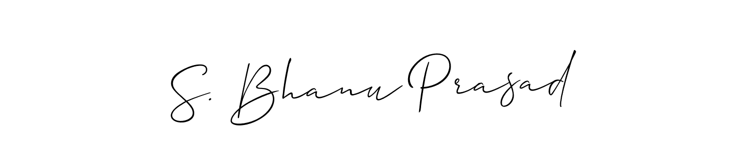 Once you've used our free online signature maker to create your best signature Allison_Script style, it's time to enjoy all of the benefits that S. Bhanu Prasad name signing documents. S. Bhanu Prasad signature style 2 images and pictures png