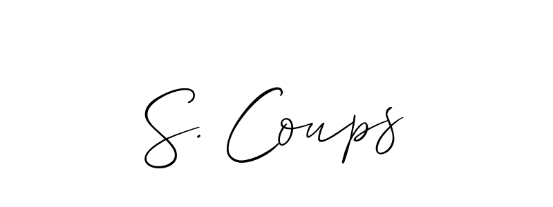 See photos of S. Coups official signature by Spectra . Check more albums & portfolios. Read reviews & check more about Allison_Script font. S. Coups signature style 2 images and pictures png