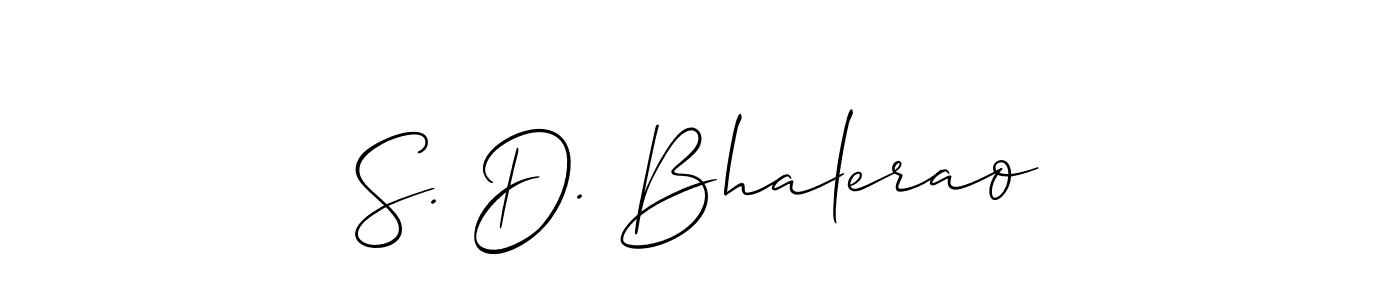 Once you've used our free online signature maker to create your best signature Allison_Script style, it's time to enjoy all of the benefits that S. D. Bhalerao name signing documents. S. D. Bhalerao signature style 2 images and pictures png