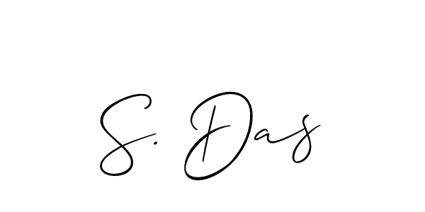 Create a beautiful signature design for name S. Das. With this signature (Allison_Script) fonts, you can make a handwritten signature for free. S. Das signature style 2 images and pictures png