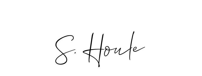 Best and Professional Signature Style for S. Houle. Allison_Script Best Signature Style Collection. S. Houle signature style 2 images and pictures png