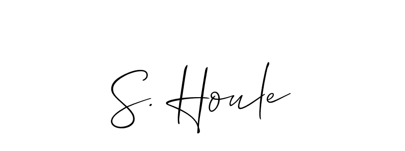 Create a beautiful signature design for name S. Houle. With this signature (Allison_Script) fonts, you can make a handwritten signature for free. S. Houle signature style 2 images and pictures png