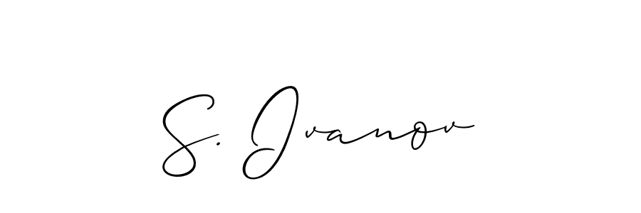 Make a beautiful signature design for name S. Ivanov. Use this online signature maker to create a handwritten signature for free. S. Ivanov signature style 2 images and pictures png