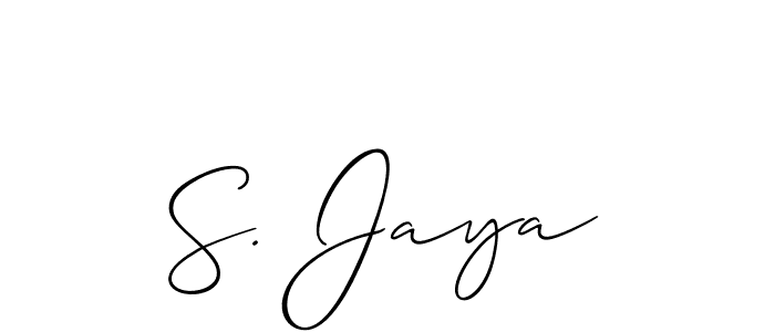 This is the best signature style for the S. Jaya name. Also you like these signature font (Allison_Script). Mix name signature. S. Jaya signature style 2 images and pictures png