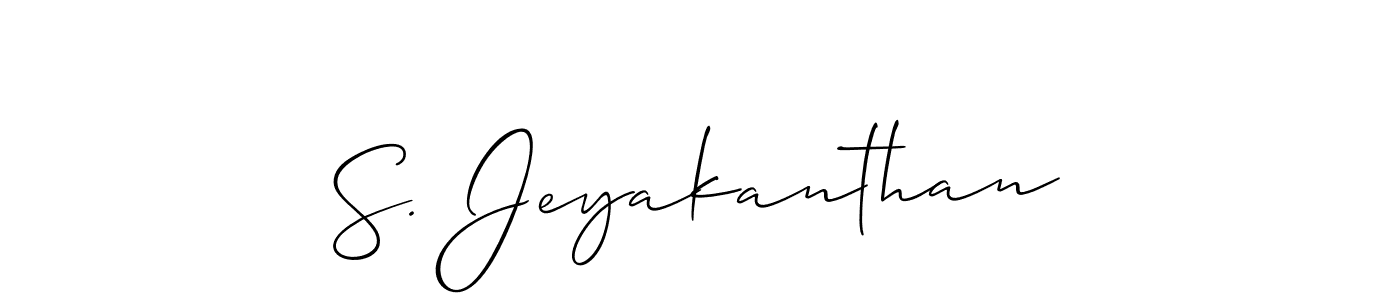 This is the best signature style for the S. Jeyakanthan name. Also you like these signature font (Allison_Script). Mix name signature. S. Jeyakanthan signature style 2 images and pictures png