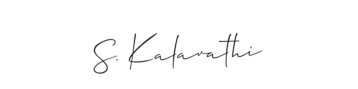 Check out images of Autograph of S. Kalavathi name. Actor S. Kalavathi Signature Style. Allison_Script is a professional sign style online. S. Kalavathi signature style 2 images and pictures png