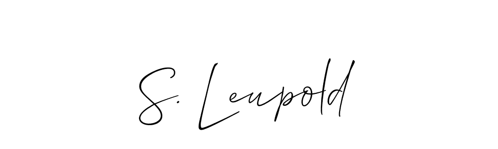 Here are the top 10 professional signature styles for the name S. Leupold. These are the best autograph styles you can use for your name. S. Leupold signature style 2 images and pictures png