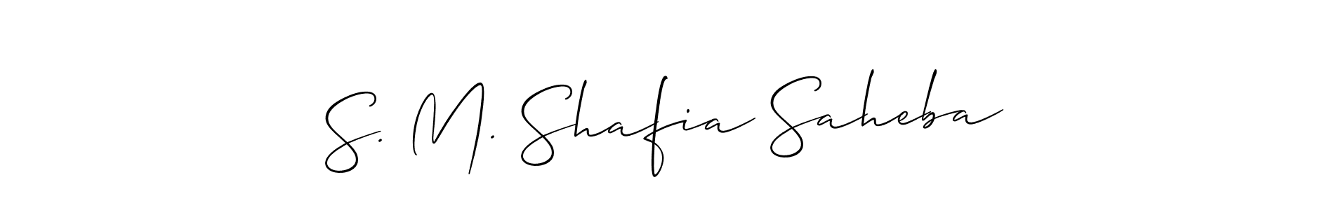 Here are the top 10 professional signature styles for the name S. M. Shafia Saheba. These are the best autograph styles you can use for your name. S. M. Shafia Saheba signature style 2 images and pictures png