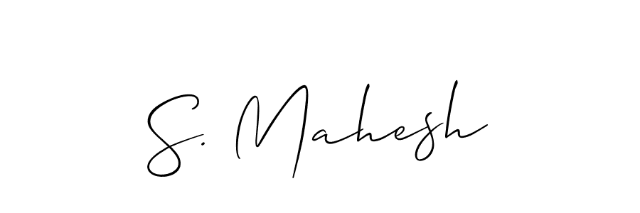 Best and Professional Signature Style for S. Mahesh. Allison_Script Best Signature Style Collection. S. Mahesh signature style 2 images and pictures png