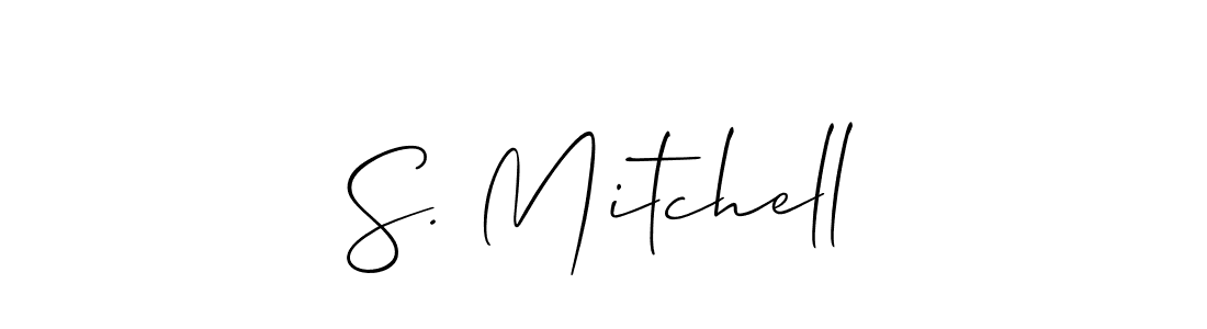 Also we have S. Mitchell name is the best signature style. Create professional handwritten signature collection using Allison_Script autograph style. S. Mitchell signature style 2 images and pictures png