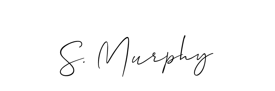 Allison_Script is a professional signature style that is perfect for those who want to add a touch of class to their signature. It is also a great choice for those who want to make their signature more unique. Get S. Murphy name to fancy signature for free. S. Murphy signature style 2 images and pictures png