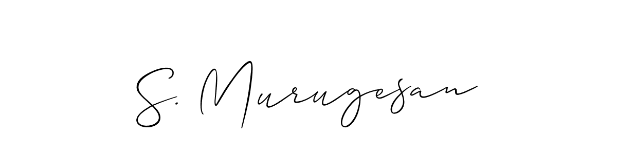 Similarly Allison_Script is the best handwritten signature design. Signature creator online .You can use it as an online autograph creator for name S. Murugesan. S. Murugesan signature style 2 images and pictures png