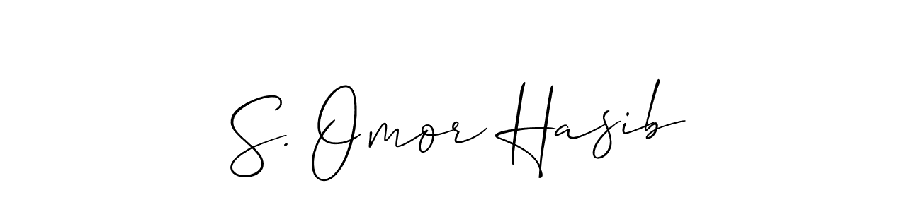 See photos of S. Omor Hasib official signature by Spectra . Check more albums & portfolios. Read reviews & check more about Allison_Script font. S. Omor Hasib signature style 2 images and pictures png