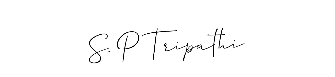 See photos of S. P Tripathi official signature by Spectra . Check more albums & portfolios. Read reviews & check more about Allison_Script font. S. P Tripathi signature style 2 images and pictures png