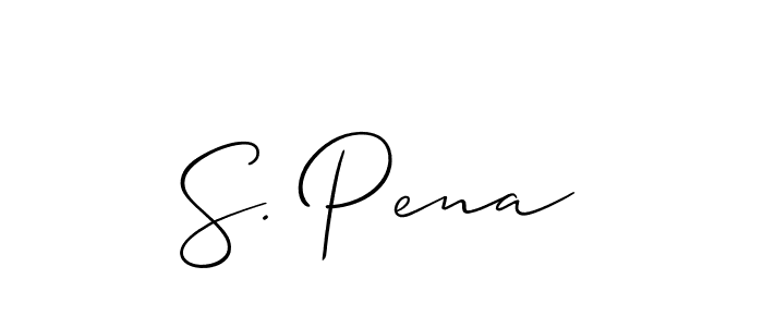 See photos of S. Pena official signature by Spectra . Check more albums & portfolios. Read reviews & check more about Allison_Script font. S. Pena signature style 2 images and pictures png
