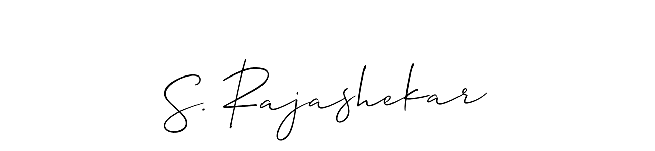 How to Draw S. Rajashekar signature style? Allison_Script is a latest design signature styles for name S. Rajashekar. S. Rajashekar signature style 2 images and pictures png