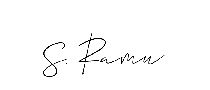 Make a beautiful signature design for name S. Ramu. Use this online signature maker to create a handwritten signature for free. S. Ramu signature style 2 images and pictures png