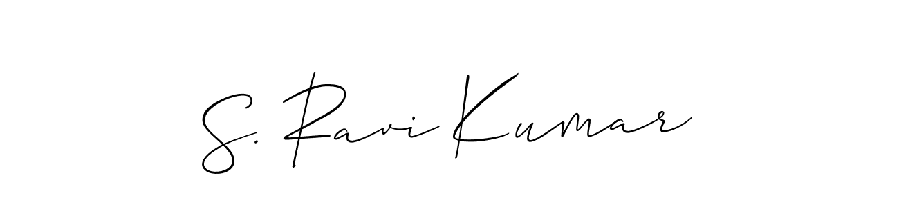 You can use this online signature creator to create a handwritten signature for the name S. Ravi Kumar. This is the best online autograph maker. S. Ravi Kumar signature style 2 images and pictures png