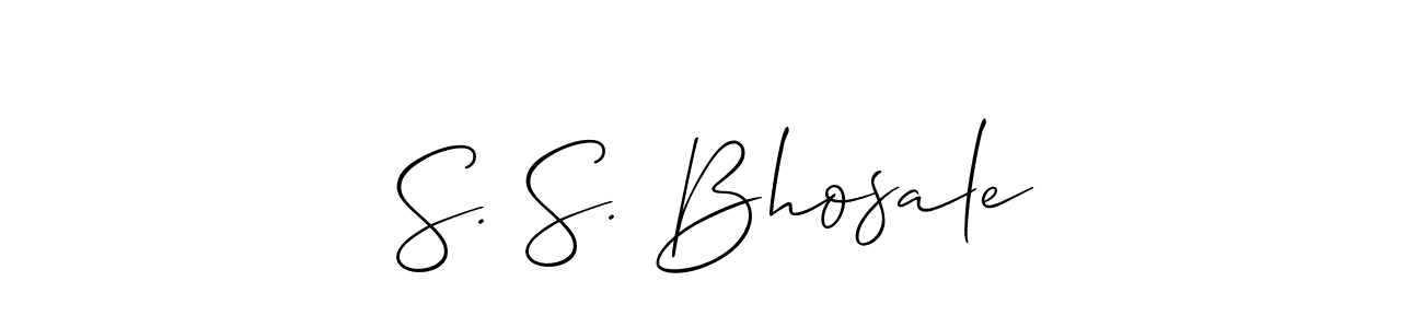 Here are the top 10 professional signature styles for the name S. S. Bhosale. These are the best autograph styles you can use for your name. S. S. Bhosale signature style 2 images and pictures png