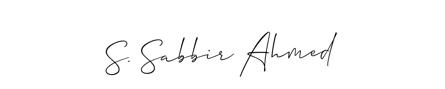 Once you've used our free online signature maker to create your best signature Allison_Script style, it's time to enjoy all of the benefits that S. Sabbir Ahmed name signing documents. S. Sabbir Ahmed signature style 2 images and pictures png