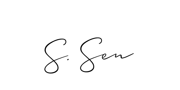 Here are the top 10 professional signature styles for the name S. Sen. These are the best autograph styles you can use for your name. S. Sen signature style 2 images and pictures png