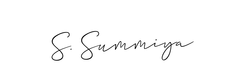 Here are the top 10 professional signature styles for the name S. Summiya. These are the best autograph styles you can use for your name. S. Summiya signature style 2 images and pictures png