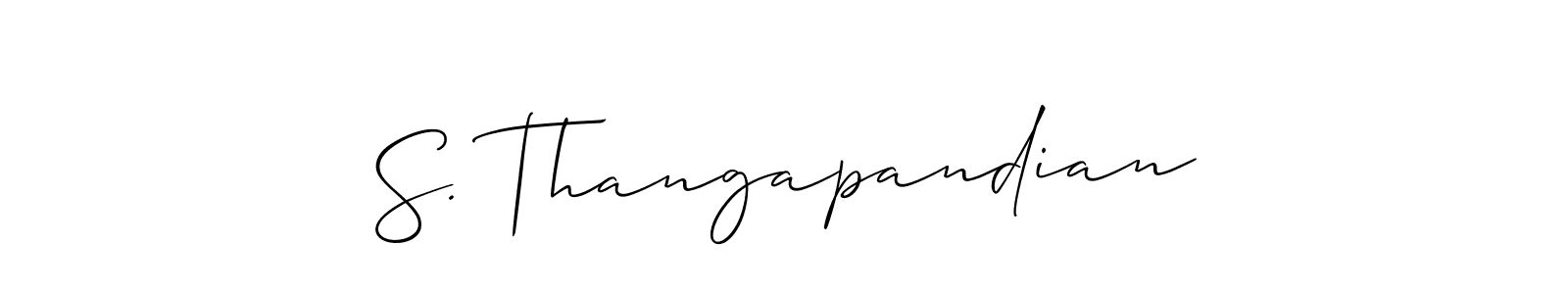 Make a beautiful signature design for name S. Thangapandian. Use this online signature maker to create a handwritten signature for free. S. Thangapandian signature style 2 images and pictures png