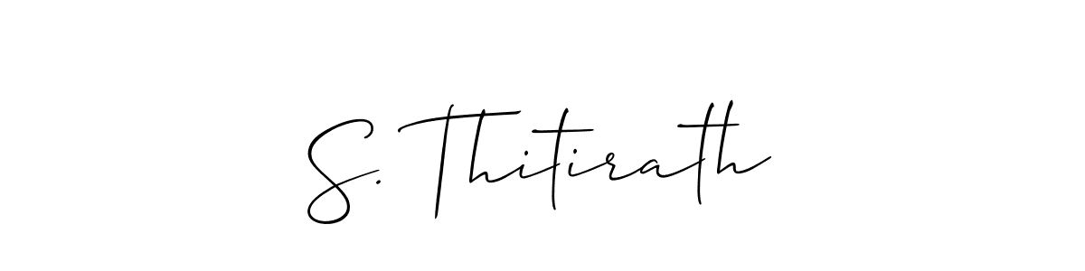 You can use this online signature creator to create a handwritten signature for the name S. Thitirath. This is the best online autograph maker. S. Thitirath signature style 2 images and pictures png