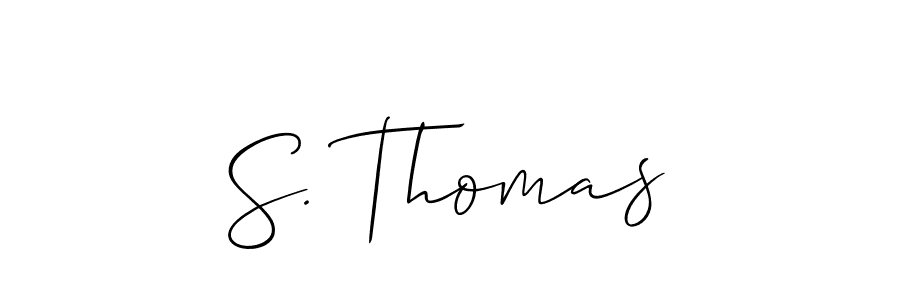 S. Thomas stylish signature style. Best Handwritten Sign (Allison_Script) for my name. Handwritten Signature Collection Ideas for my name S. Thomas. S. Thomas signature style 2 images and pictures png