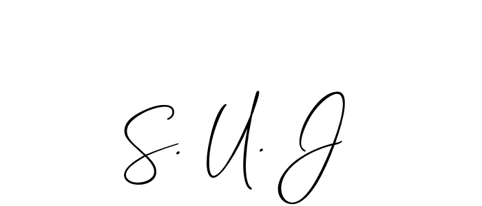 You can use this online signature creator to create a handwritten signature for the name S. U. J. This is the best online autograph maker. S. U. J signature style 2 images and pictures png