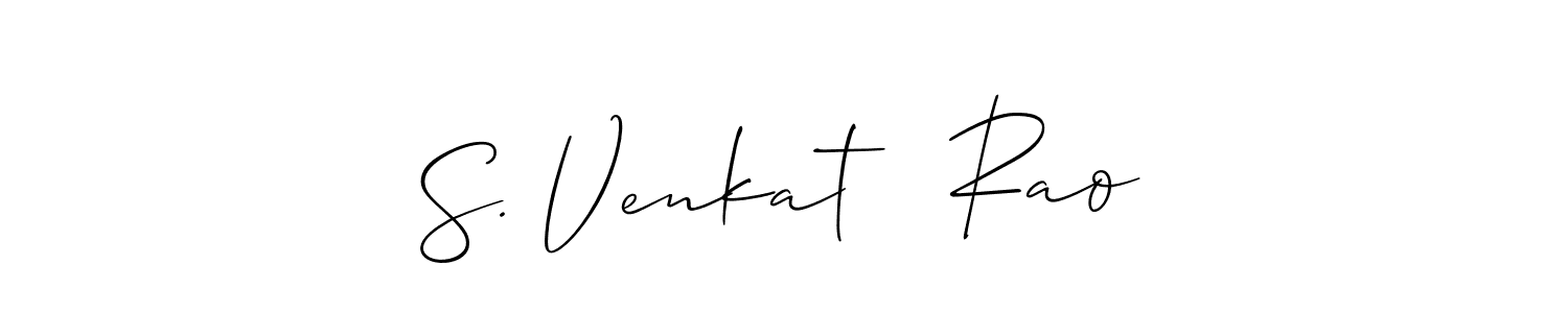 Make a beautiful signature design for name S. Venkat   Rao. Use this online signature maker to create a handwritten signature for free. S. Venkat   Rao signature style 2 images and pictures png