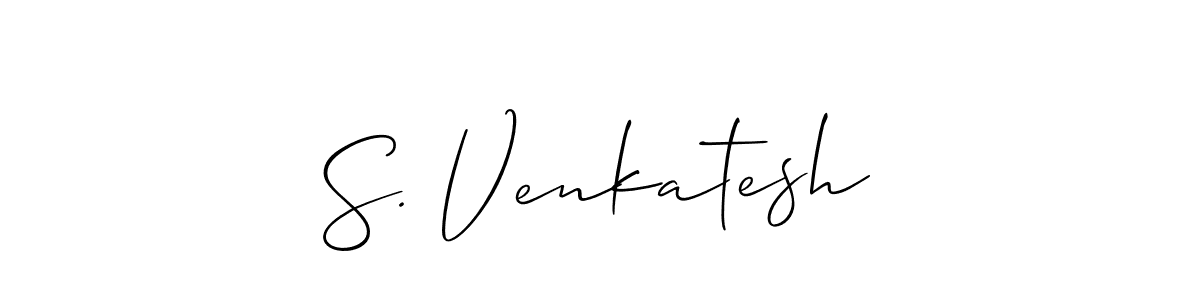 Check out images of Autograph of S. Venkatesh name. Actor S. Venkatesh Signature Style. Allison_Script is a professional sign style online. S. Venkatesh signature style 2 images and pictures png