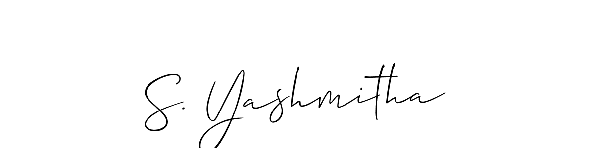 How to Draw S. Yashmitha signature style? Allison_Script is a latest design signature styles for name S. Yashmitha. S. Yashmitha signature style 2 images and pictures png