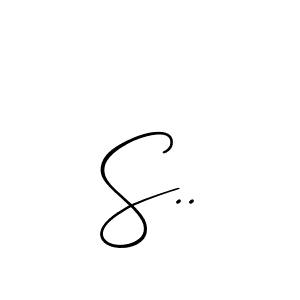 You should practise on your own different ways (Allison_Script) to write your name (S..) in signature. don't let someone else do it for you. S.. signature style 2 images and pictures png